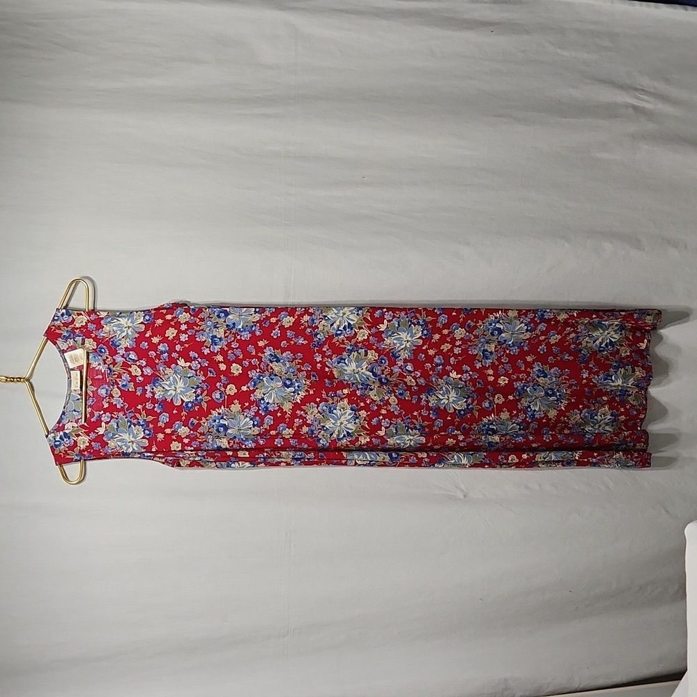 Vintage 90s Floral Maxi Dress